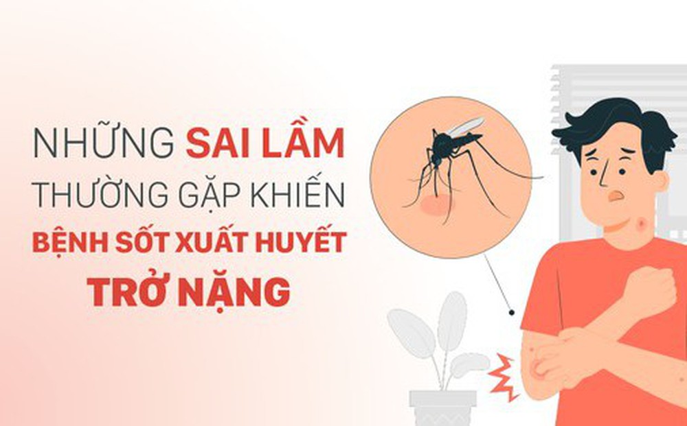 Những Sai Lầm Thường Gặp Khiến Bệnh Sốt Xuất Huyết Trở Nặng 