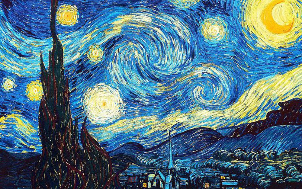 Giải mã 5 bí ẩn thú vị trong bức tranh “Bầu trời sao” huyền thoại của danh họa Van Gogh - Ảnh 1.