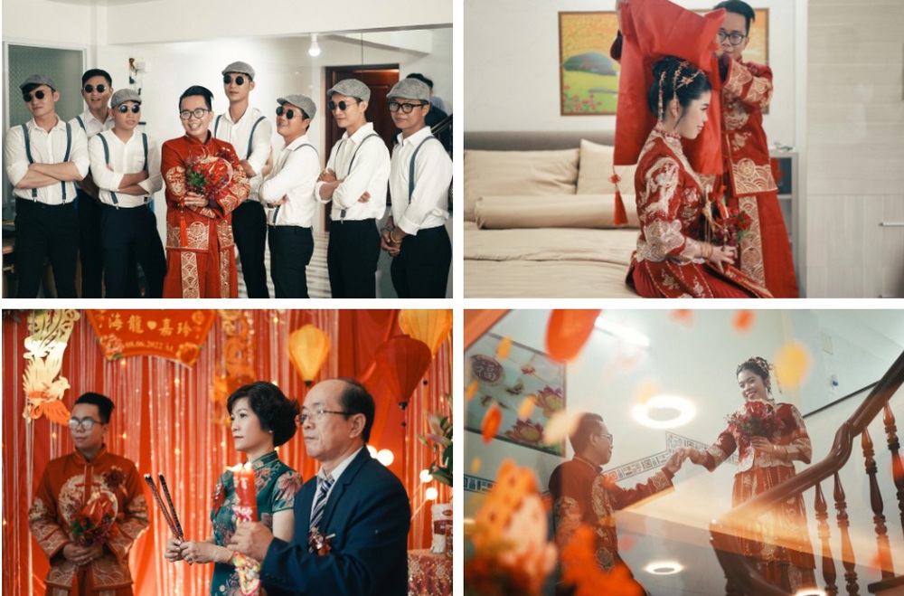 Đám cưới theo truyền thống của người Hoa chi phí 300 triệu ở An Giang: Tỉ mỉ tới từng chi tiết - Ảnh 8.