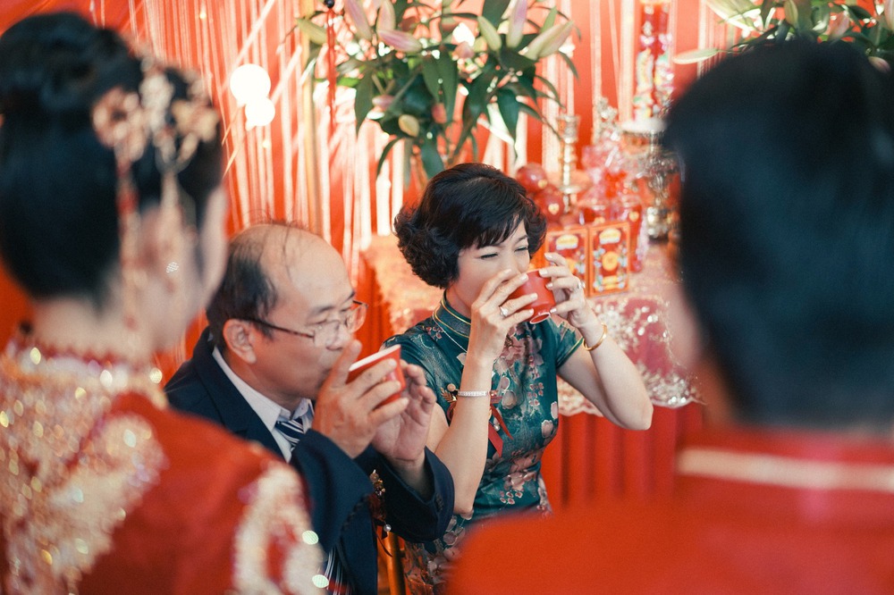 Đám cưới theo truyền thống của người Hoa chi phí 300 triệu ở An Giang: Tỉ mỉ tới từng chi tiết - Ảnh 9.