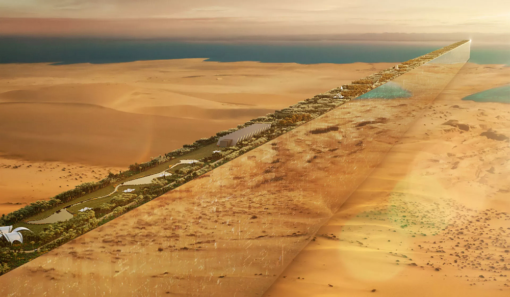Dự án thành phố Đường Thẳng của Ả-rập Xê-út: chỉ rộng 200 mét, nhưng dài tới 170 km - Ảnh 1.