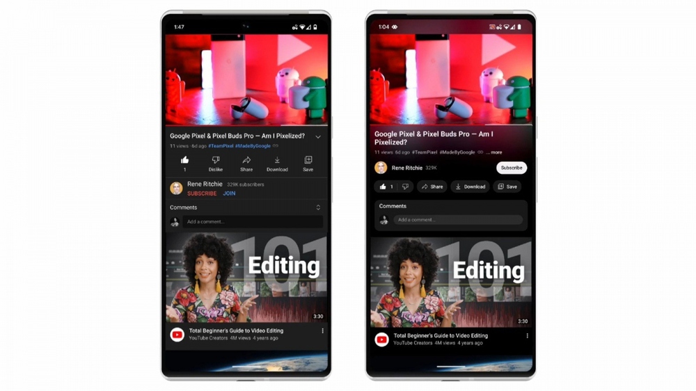 YouTube tung ra bản nâng cấp thay đổi giao diện và các tính năng mới - Ảnh 1.