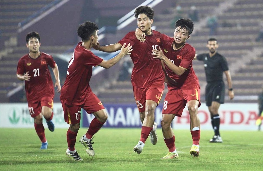 Trực tiếp bóng đá U17 Việt Nam 4-0 U17 Đài Loan vòng loại U17 châu Á 2023 - Ảnh 1.