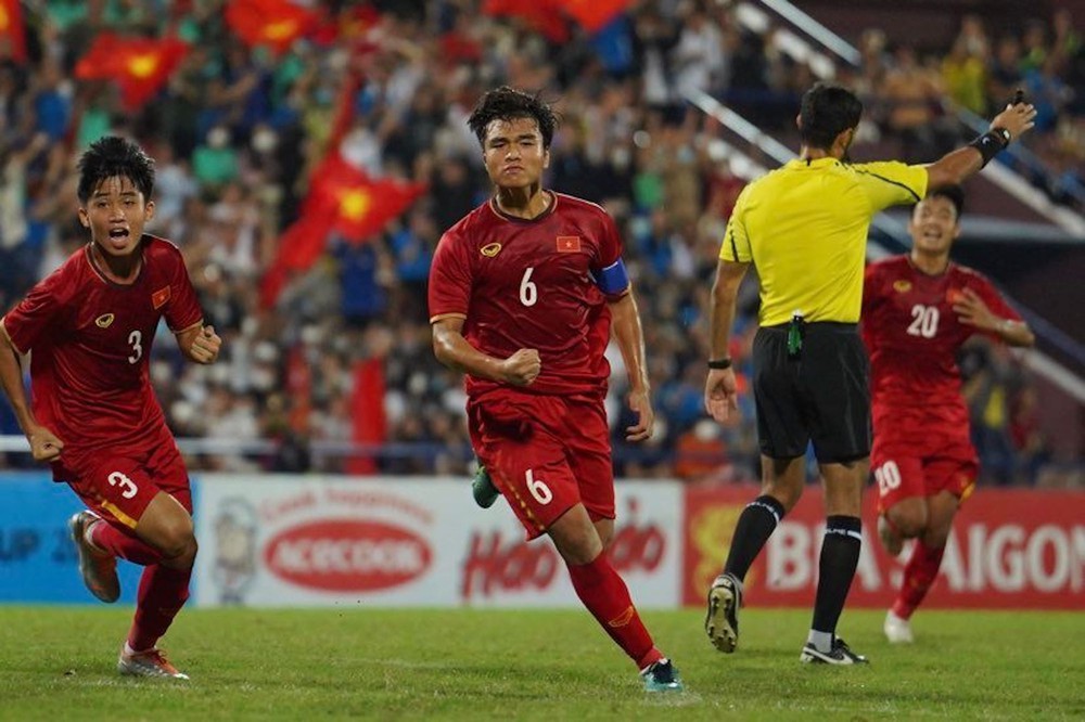 Trực tiếp bóng đá U17 Việt Nam 3-0 U17 Thái Lan vòng loại U17 châu Á - Ảnh 1.