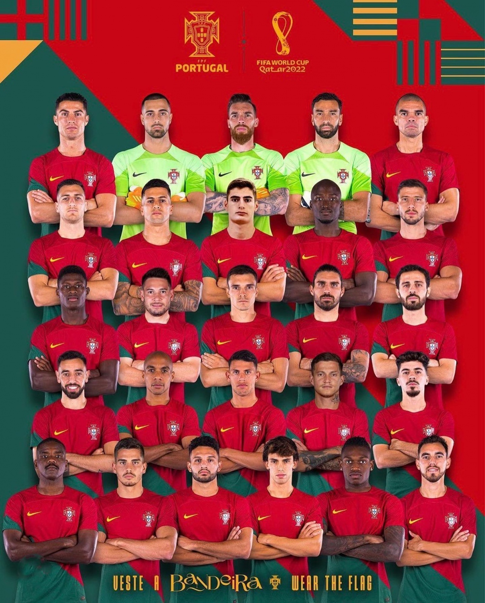 Bồ Đào Nha chốt danh sách dự World Cup 2022: Ronaldo đi vào lịch sử