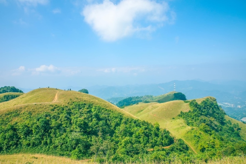 Đắm chìm trong thảo nguyên xanh mướt ‘không tì vết’ ở Bắc Kạn - Ảnh 1.