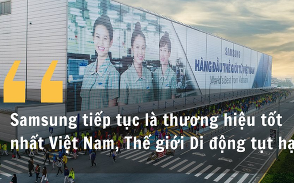 Top 10 thương hiệu tốt nhất Việt Nam: Samsung tiếp tục dẫn đầu, Thế giới Di động tụt hạng