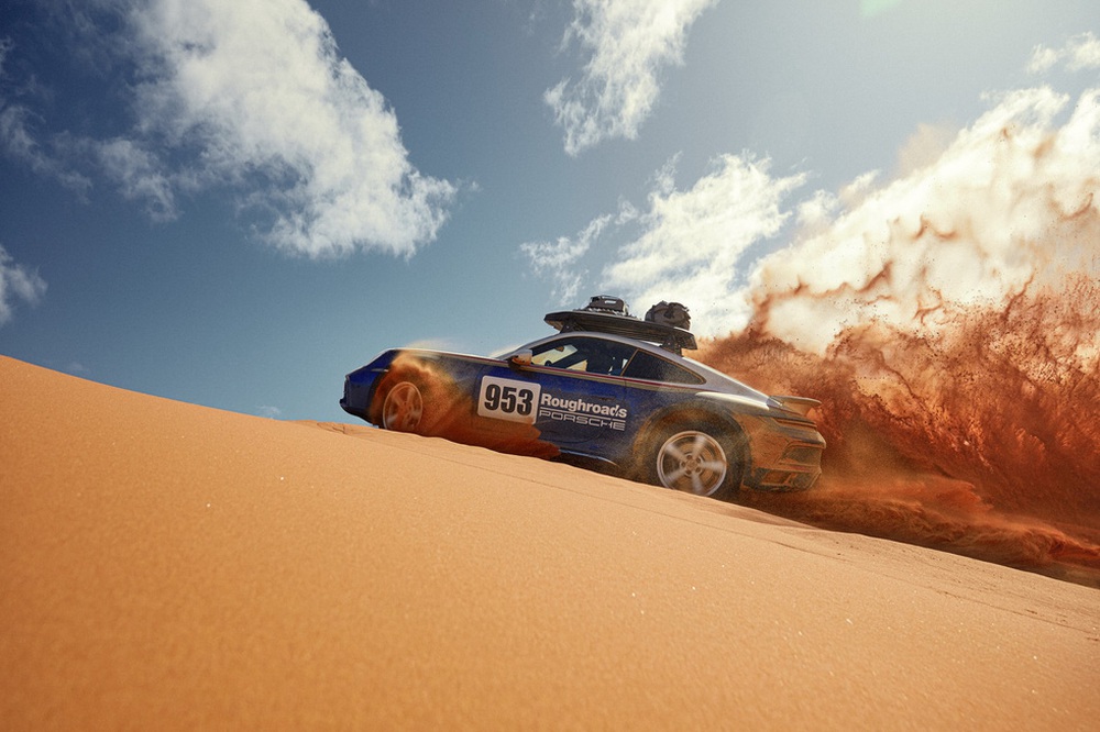 Porsche 911 Dakar ra mắt: Xe sang của nhà giàu thích nghịch cát - Ảnh 12.