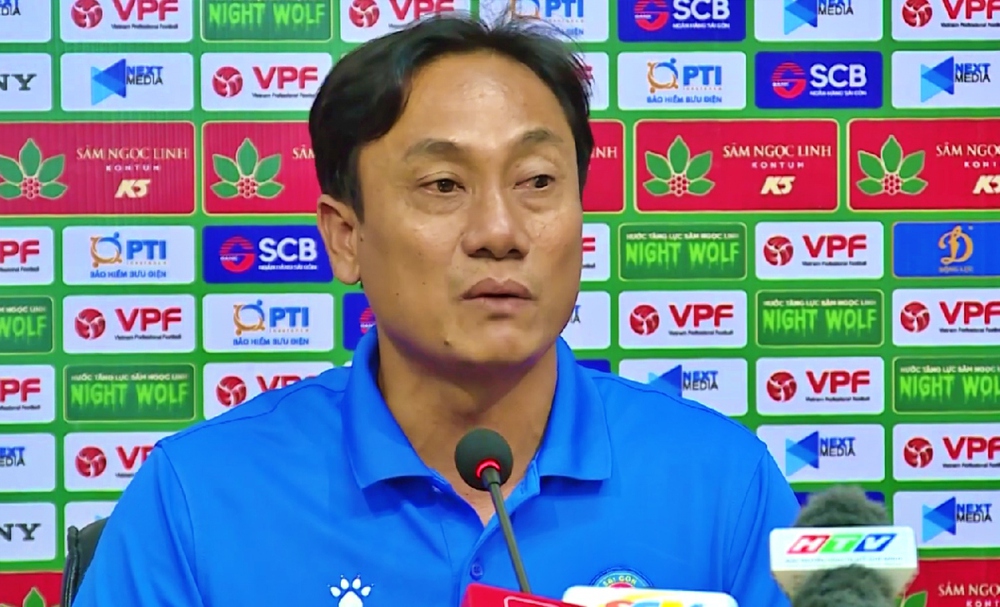 Sài Gòn FC xuống hạng, HLV Phùng Thanh Phương tiết lộ điều bất ngờ - Ảnh 1.