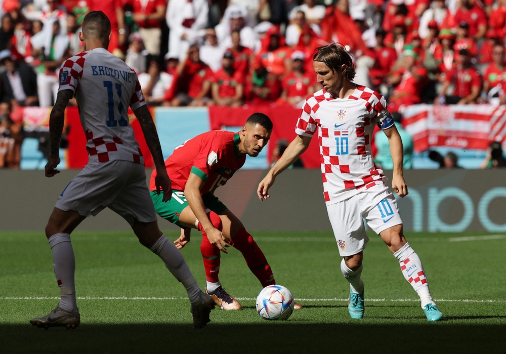 Trực tiếp Morocco 0-0 Croatia: Modric và Perisic đá chính - Ảnh 1.