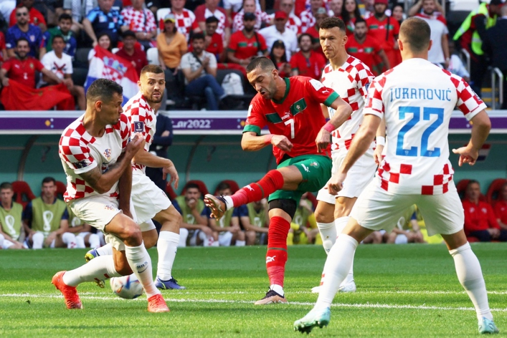 Trực tiếp Morocco 0-0 Croatia: Ăn miếng trả miếng - Ảnh 1.