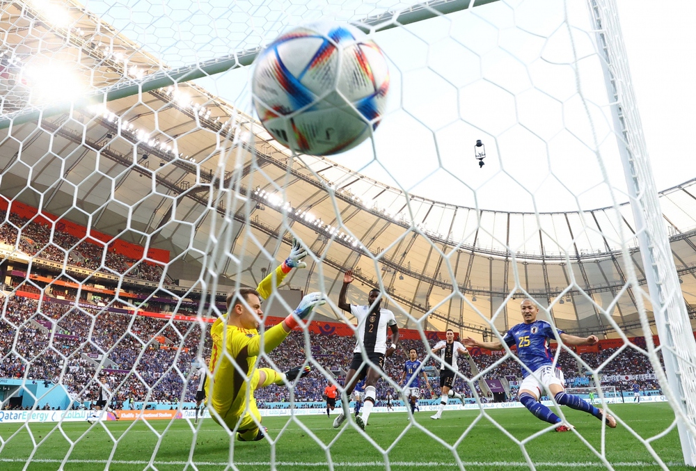 TRỰC TIẾP Đức 0 - 0 Nhật Bản: Samurai xanh bị khước từ bàn thắng - Ảnh 2.