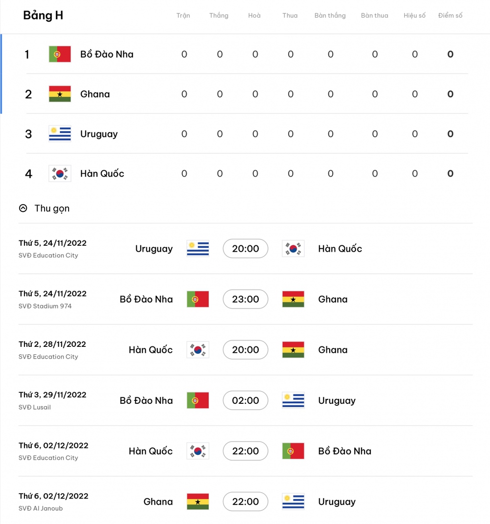 Bảng H World Cup 2022: Bồ Đào Nha thị uy sức mạnh được không? - Ảnh 1.