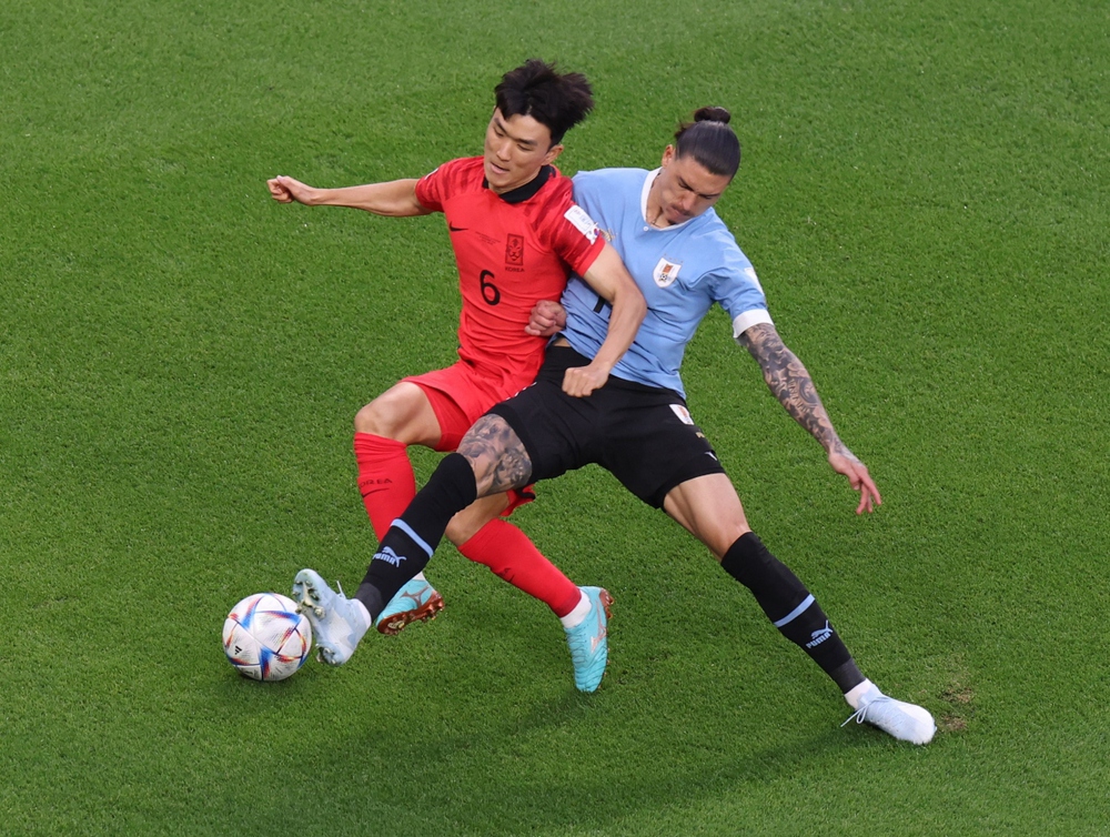 TRỰC TIẾP Uruguay 0 - 0 Hàn Quốc: Son Heung-min tái ngộ Darwin Nunez - Ảnh 1.