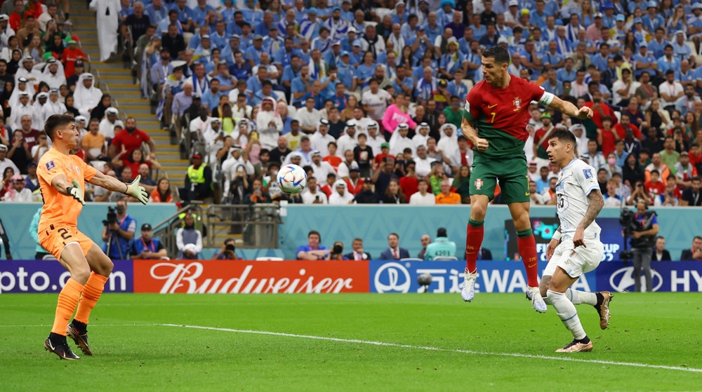 TRỰC TIẾP Bồ Đào Nha 1 - 0 Uruguay: Ronaldo mở tỷ số - Ảnh 1.