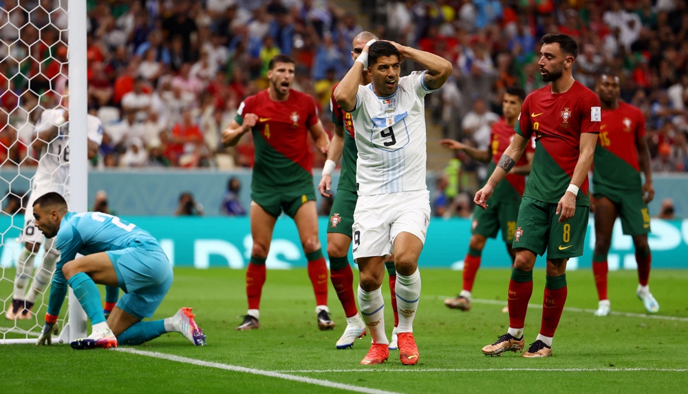 TRỰC TIẾP Bồ Đào Nha 1 - 0 Uruguay: Cột dọc cứu thua cho Seleccao - Ảnh 3.