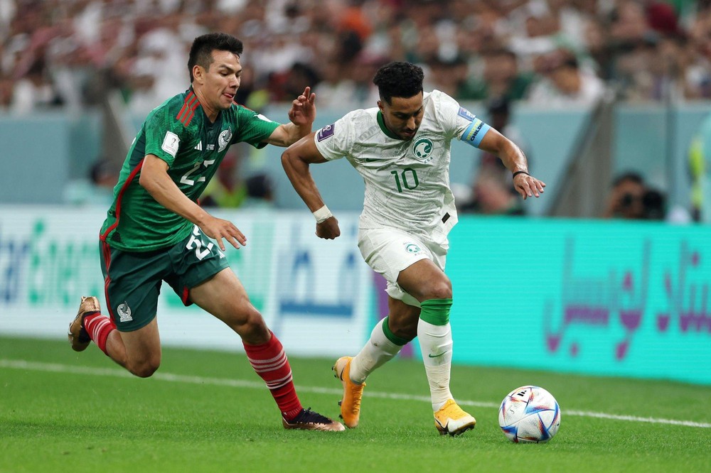 Trực tiếp bóng đá Ả Rập Xê Út 0-0 Mexico: Đại diện châu Á gặp khó - Ảnh 1.