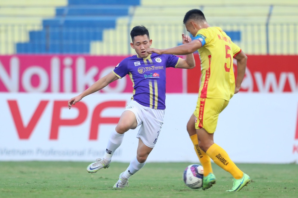 Trực tiếp bóng đá Thanh Hoá 0-1 Hà Nội FC: Tuấn Hải mở tỉ số - Ảnh 1.