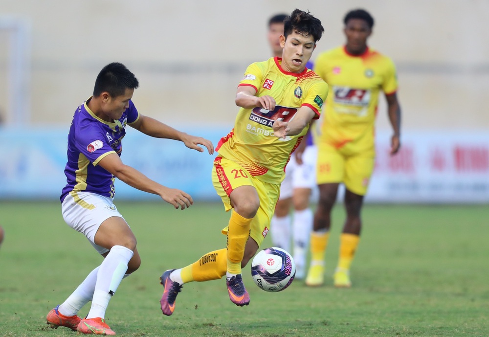 Trực tiếp bóng đá Thanh Hoá 0-1 Hà Nội FC: Tuấn Hải mở tỉ số - Ảnh 1.