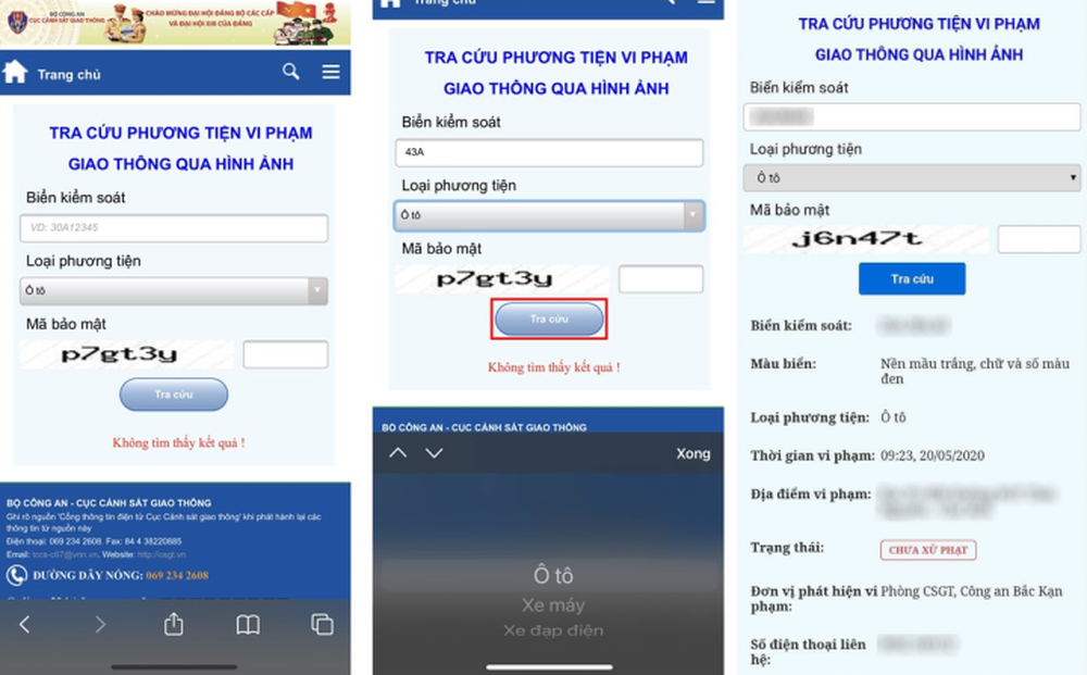 Cách tra cứu phạt nguội nhanh nhất trên điện thoại và máy tính - Ảnh 3.