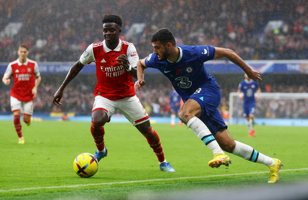 TRỰC TIẾP Chelsea 0-1 Arsenal: Saka kiến tạo, Gabriel mở tỷ số - Ảnh 2.