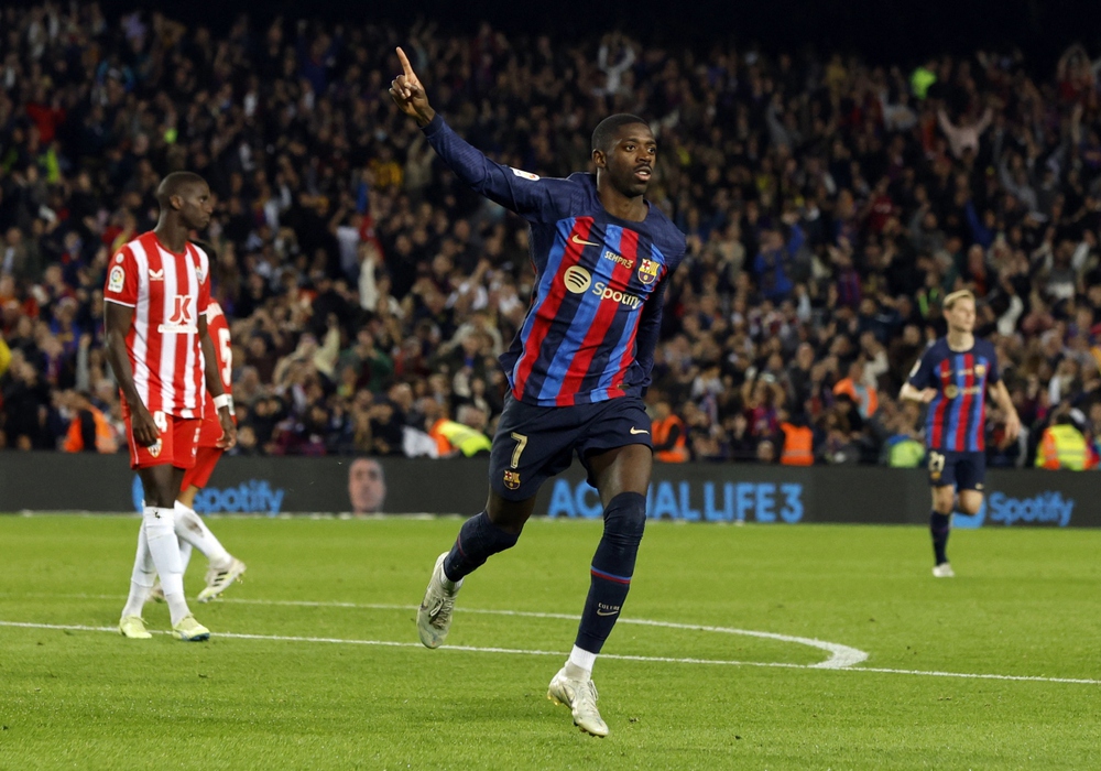 Barca thắng dễ Almeria ngày Pique giải nghệ - Ảnh 5.