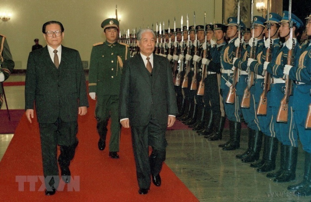 Hình ảnh về các nhà lãnh đạo Việt Nam và ông Giang Trạch Dân - Ảnh 11.