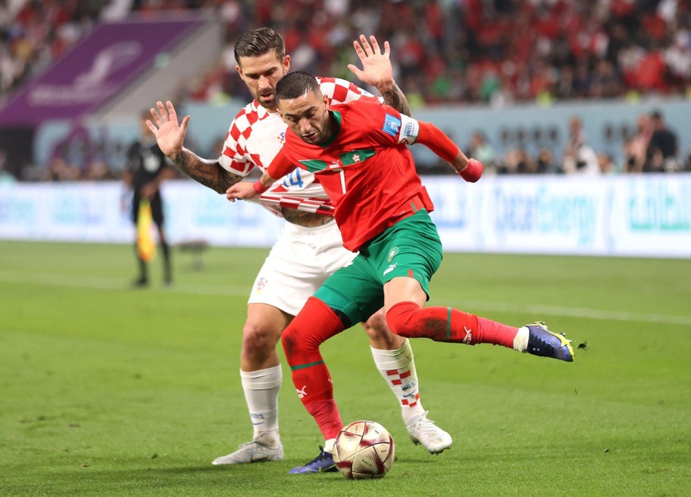 Trực tiếp bóng đá Croatia 1-1 Maroc: Thế quân bình tái lập - Ảnh 1.