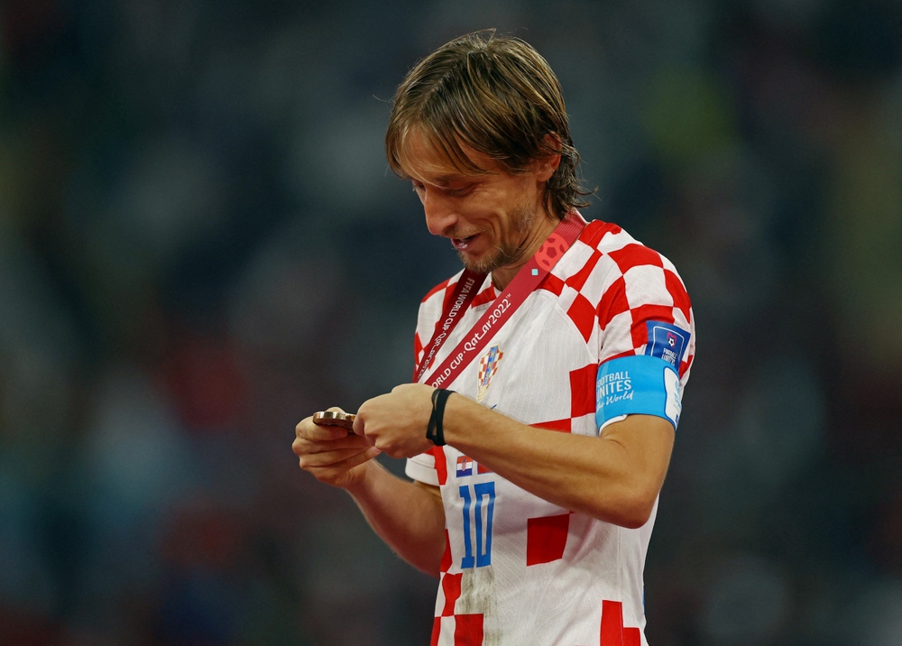 Luka Modric chia tay World Cup với nụ cười mãn nguyện - Ảnh 4.