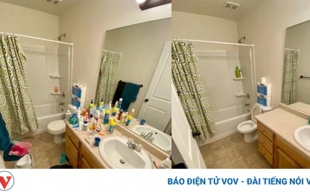 Những thứ khiến phòng tắm trông bừa bộn