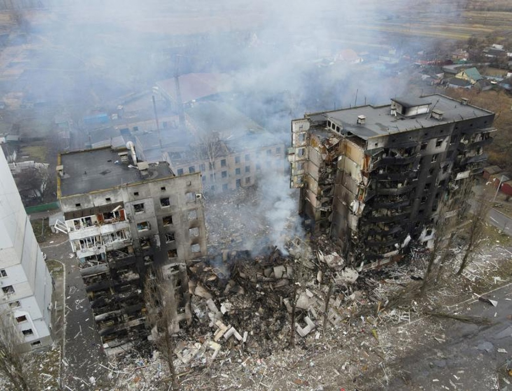 Thủ đô Kiev của Ukraine bị tập kích UAV - Ảnh 1.