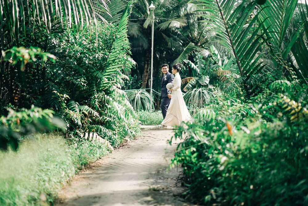 Đám cưới đậm chất miền Tây trong vườn dừa nước ở Trà Vinh - Ảnh 9.