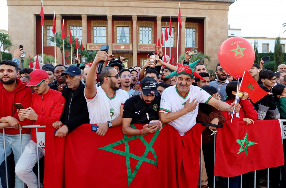 ĐT Morocco được chào đón cuồng nhiệt khi về nước sau kỳ tích World Cup 2022 - Ảnh 7.