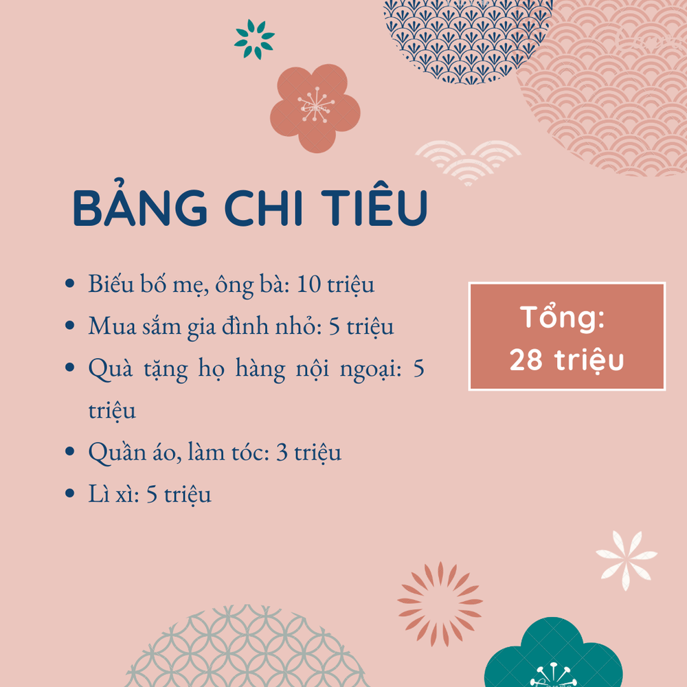 Sắp về nhà chồng, cô gái Thái Bình chia sẻ bảng chi tiêu Tết hết gần 30 triệu - Ảnh 2.