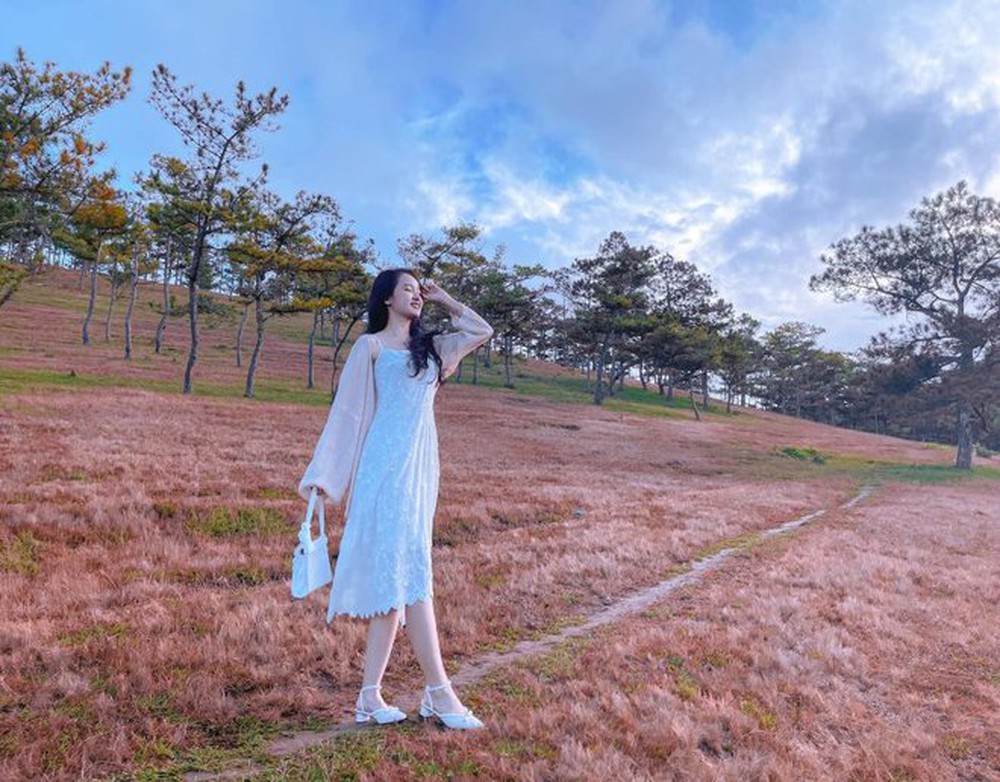 Ngập tràn mạng xã hội những ngày này là ảnh “sống ảo” của giới trẻ tại đồi cỏ hồng Masara