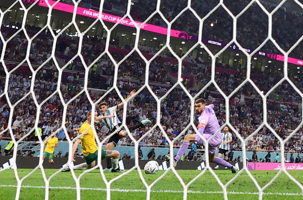 TRỰC TIẾP Argentina 2-0 Australia: Messi mở tỷ số, Alvarez nhân đôi cách biệt - Ảnh 2.