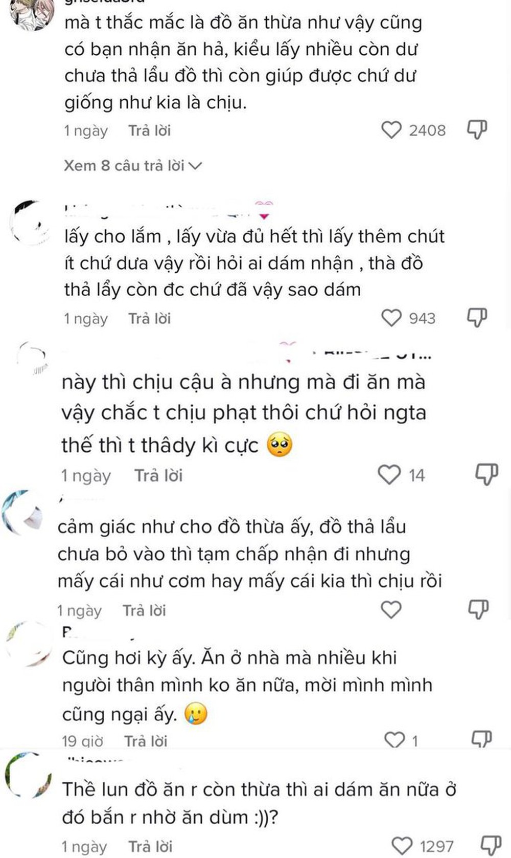 Ăn buffet không hết, khách hàng liền nhờ bàn bên ăn hộ “đồ thừa” khiến ai cũng ngao ngán