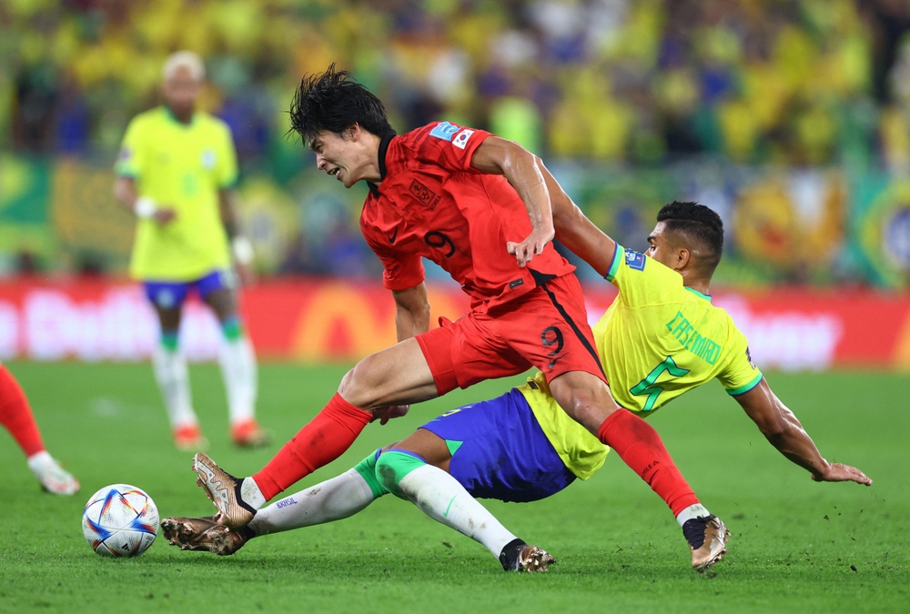 TRỰC TIẾP Brazil 4 - 0 Hàn Quốc: Cơn mưa bàn thắng - Ảnh 1.