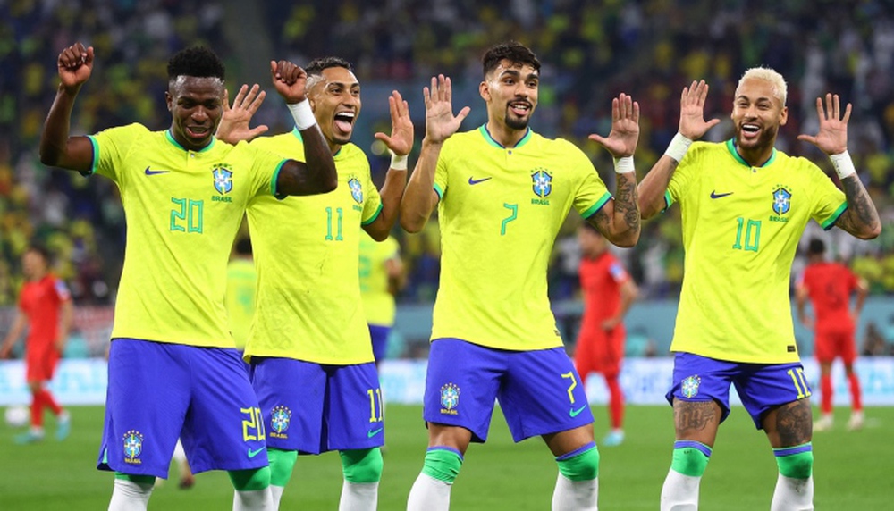 Thắng đậm Hàn Quốc, đội tuyển Brazil vào tứ kết World Cup - Ảnh 1.