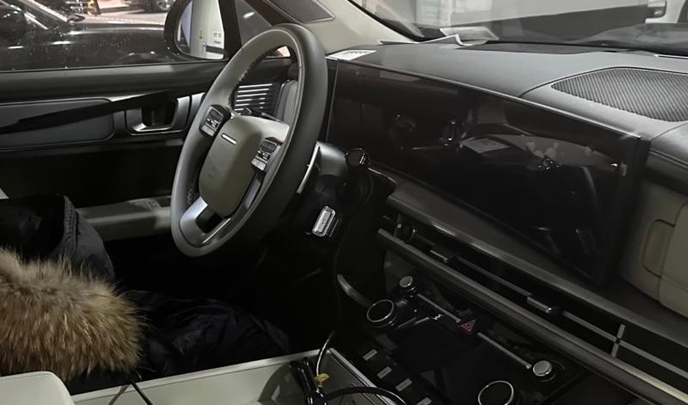 Hyundai Santa Fe 2024 lộ nội thất thực tế: Lột xác giống xe sang - Ảnh 2.