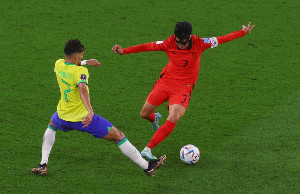 TRỰC TIẾP Brazil 4 - 0 Hàn Quốc: Cơn mưa bàn thắng - Ảnh 1.