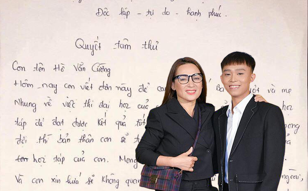 Xôn xao lá thư tay của Hồ Văn Cường, cam kết với Phi Nhung một điều kèm theo chữ ký của bố