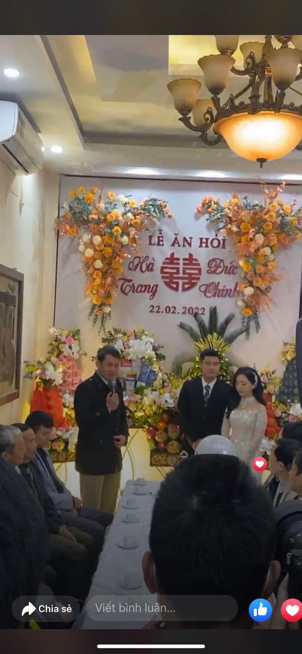 Rò rỉ hình ảnh Hà Đức Chinh và bạn gái tổ chức đám hỏi sáng nay, NHM không khỏi bất ngờ - Ảnh 1.