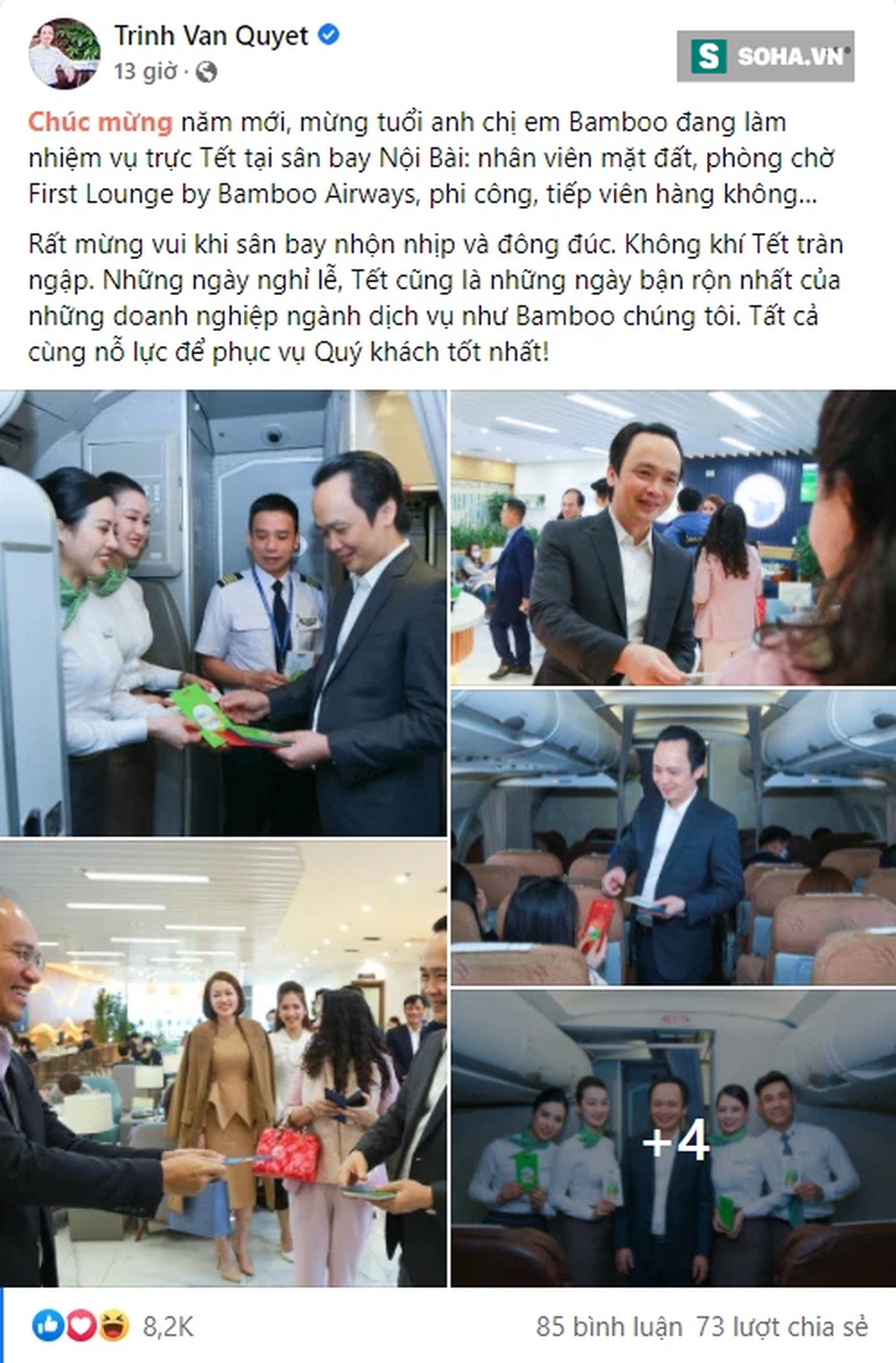 Ông Trịnh Văn Quyết xuất hiện tại sân bay Nội Bài, gây bất ngờ đầu năm mới - Ảnh 1.