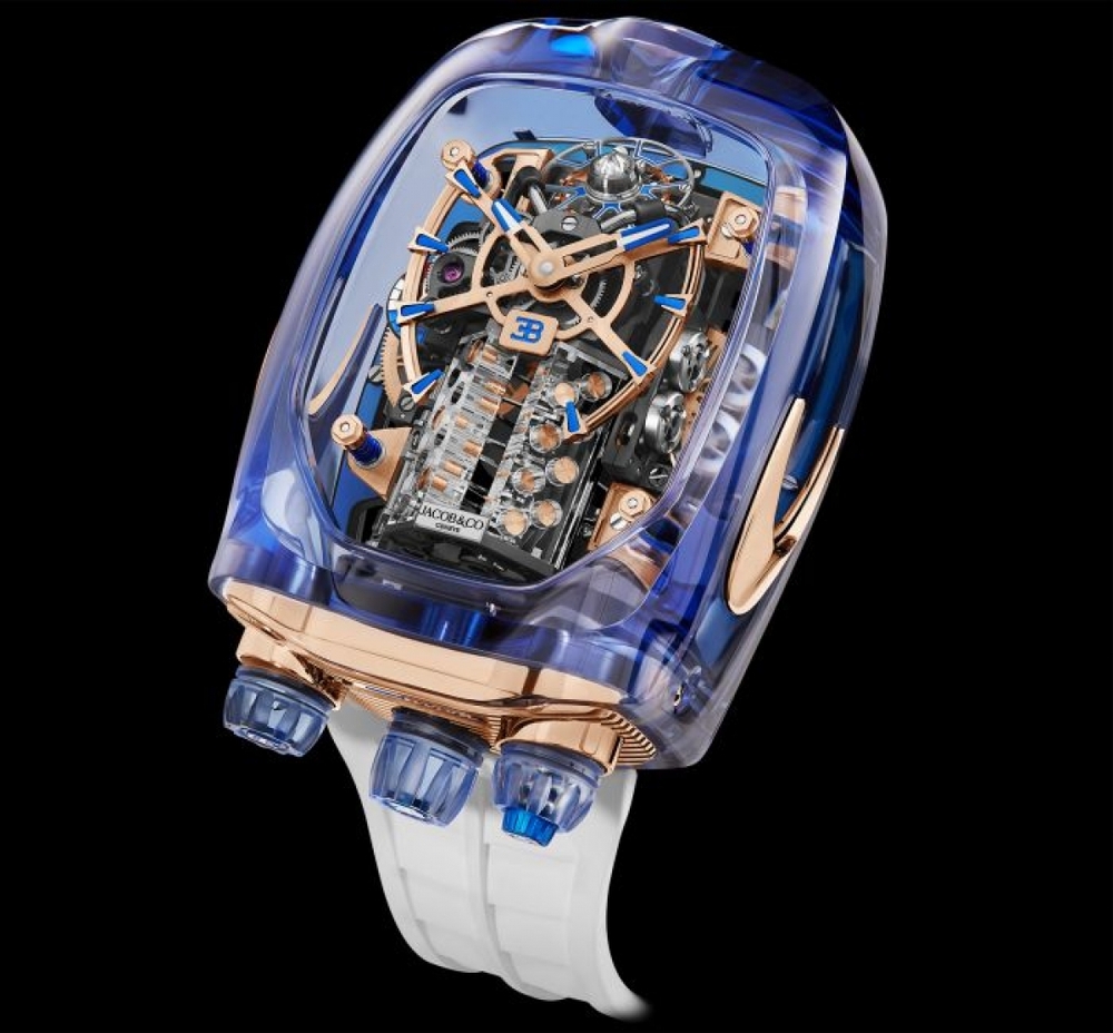 Admire the $1.5 million Bugatti and Jacob & Co. watch model - Photo 1.
