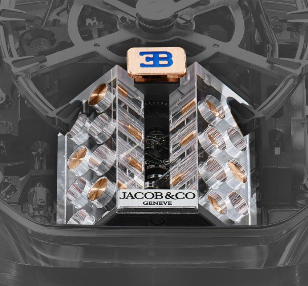 Admire the $1.5 million Bugatti and Jacob & Co. watch model - Photo 5.