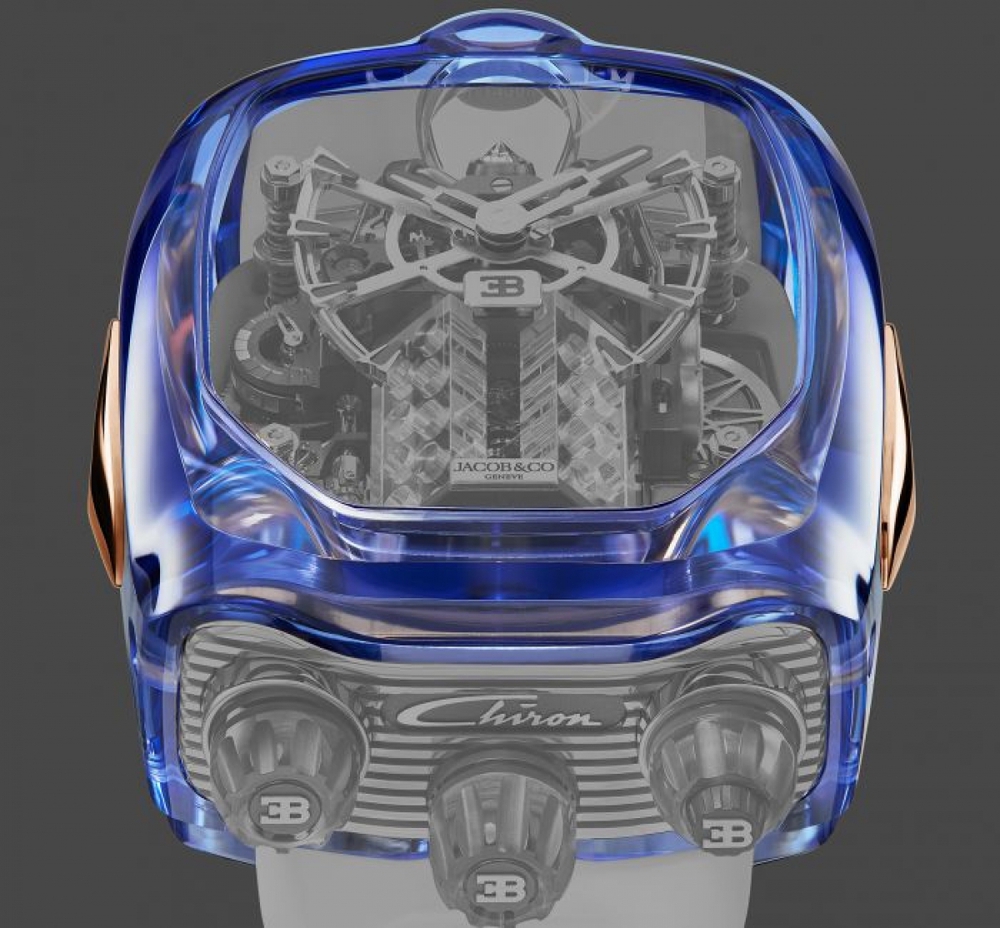 Admire the $1.5 million Bugatti and Jacob & Co. watch model - Photo 7.