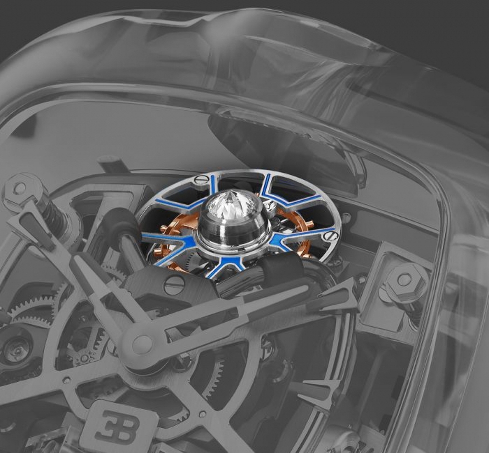 Admire the $1.5 million Bugatti and Jacob & Co. watch model - Photo 10.