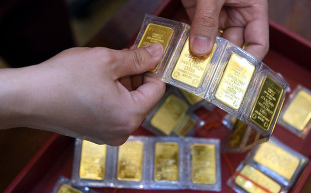 Giá vàng trong nước tiếp tục giảm mạnh 1 triệu đồng/lượng