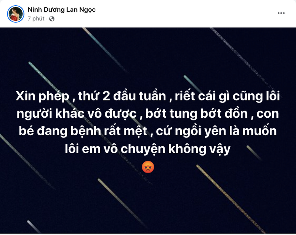 Ninh Duong Lan Ngoc is angry: Have you been rumored to have run out of showbiz?  - Photo 1.